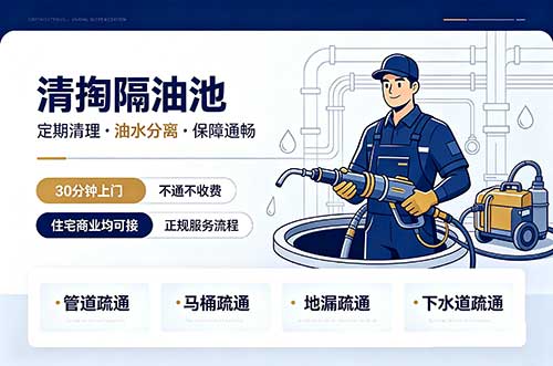黔东南清掏隔油池